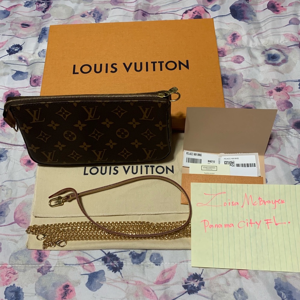Authentic LV 2019 Pochette Accessories Monogram